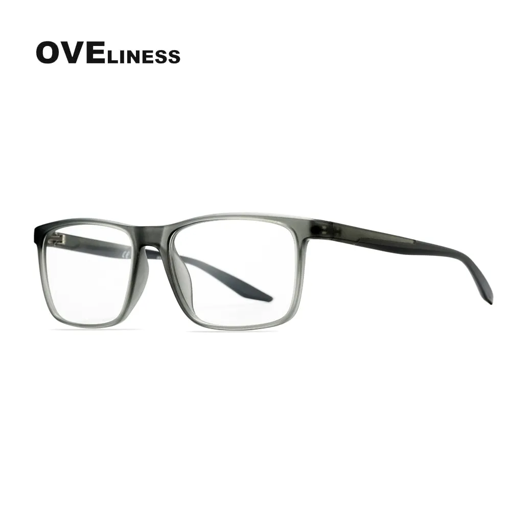 Oveliness Unisex Full Rim Square Tr 90 Titanium Eyeglasses Ol71p32