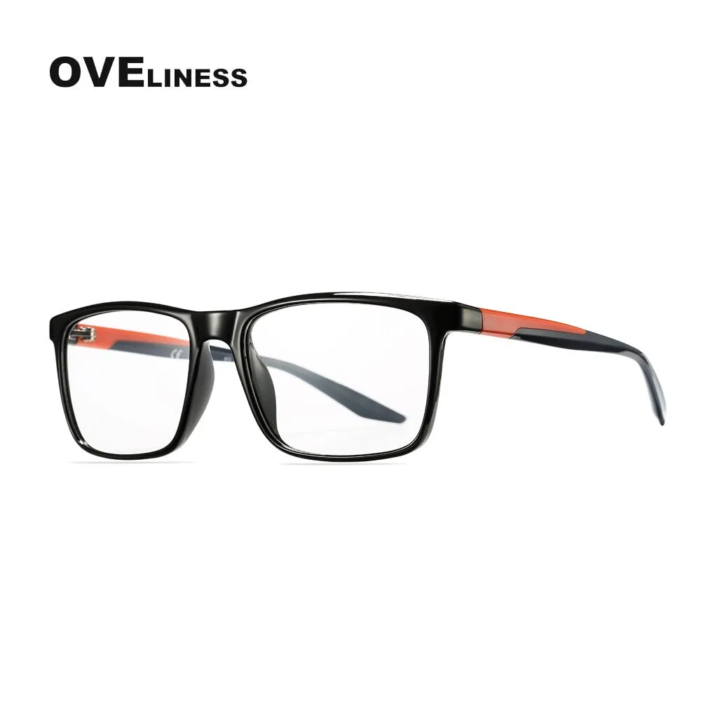 Oveliness Unisex Full Rim Square Tr 90 Titanium Eyeglasses Ol71p32