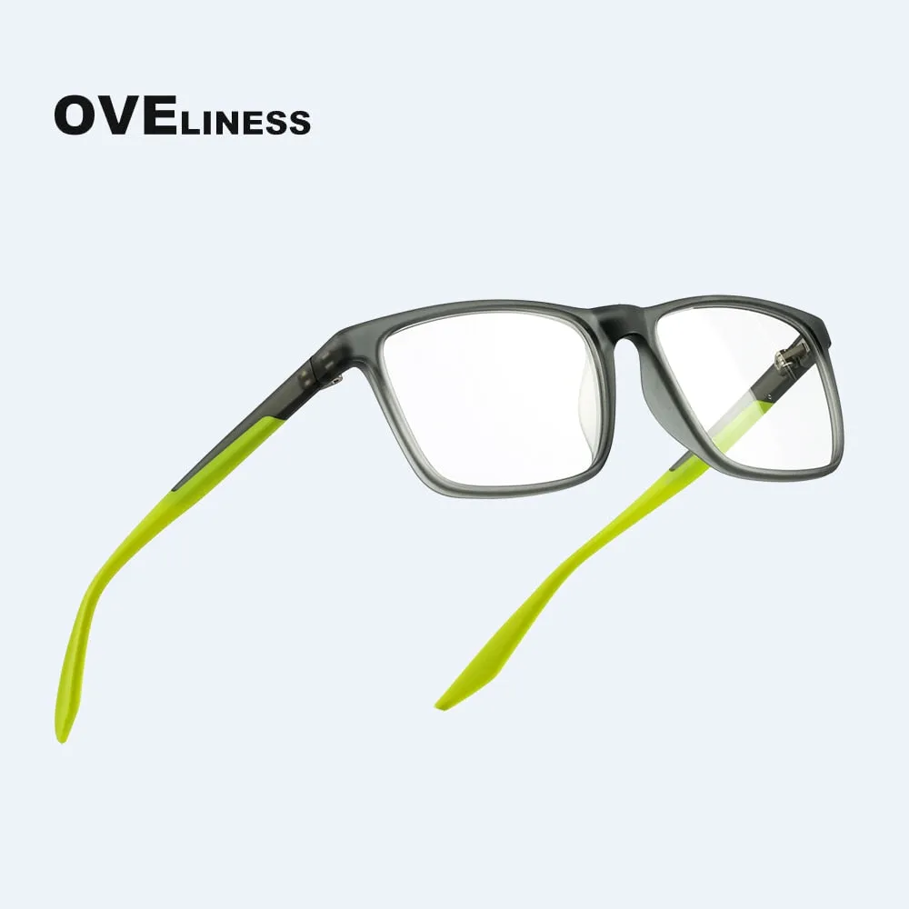Oveliness Unisex Full Rim Square Tr 90 Titanium Eyeglasses Ol71p32