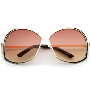 Oversize Women's Color Gradient Lens Sunglasses A498
