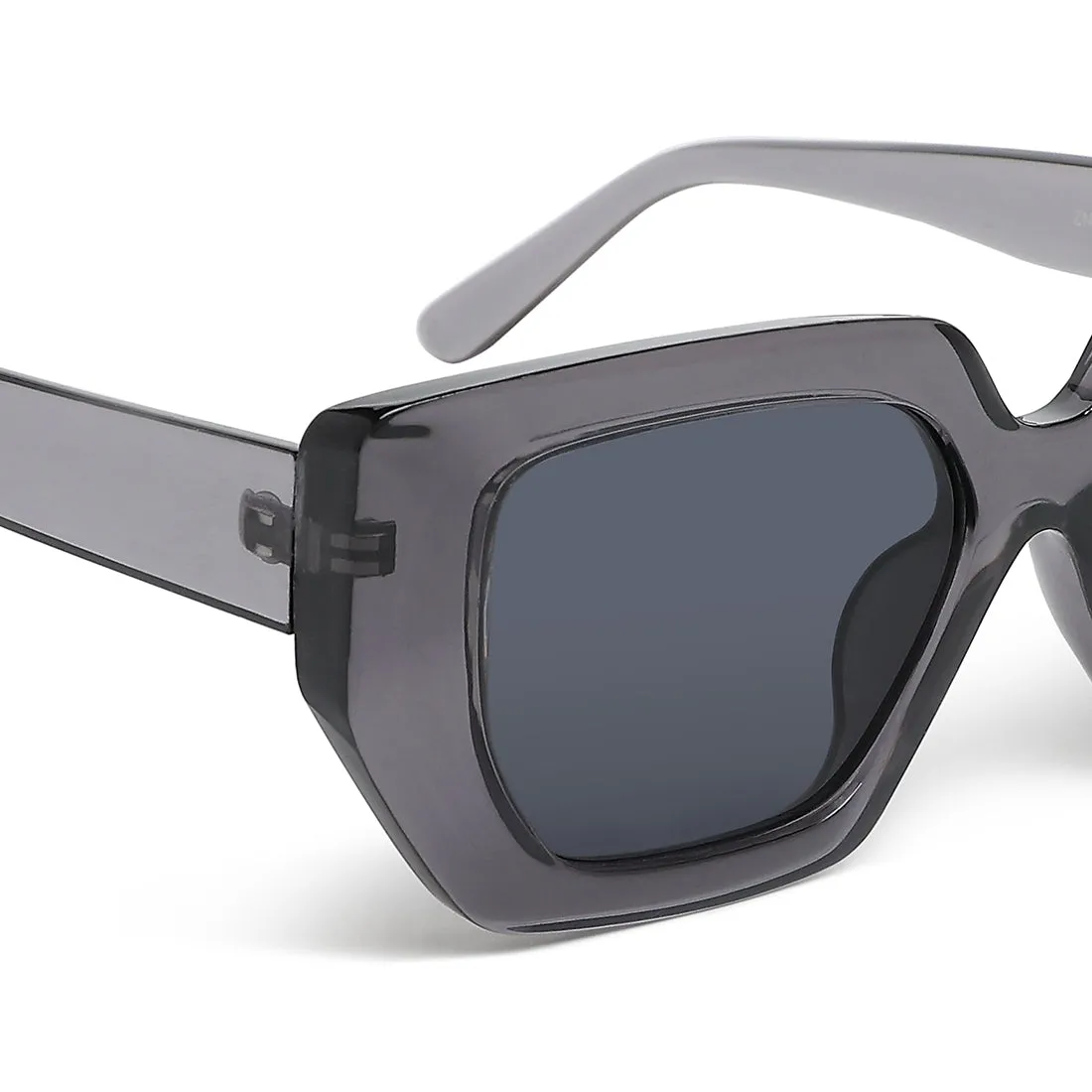 Oversized Cat Eye Square Sunglasses
