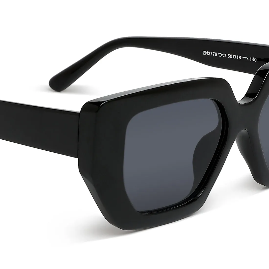 Oversized Cat Eye Square Sunglasses