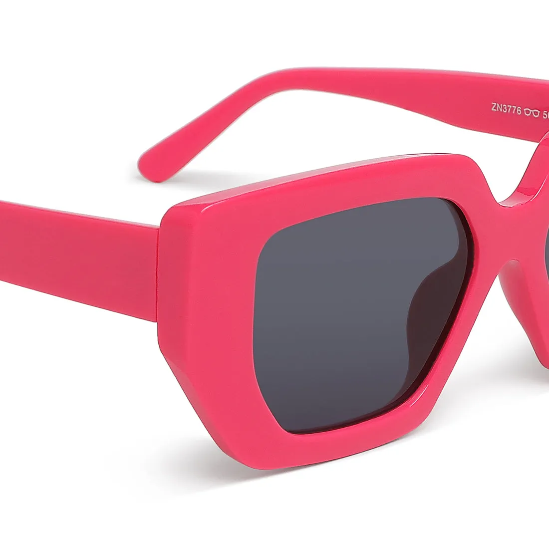 Oversized Cat Eye Square Sunglasses