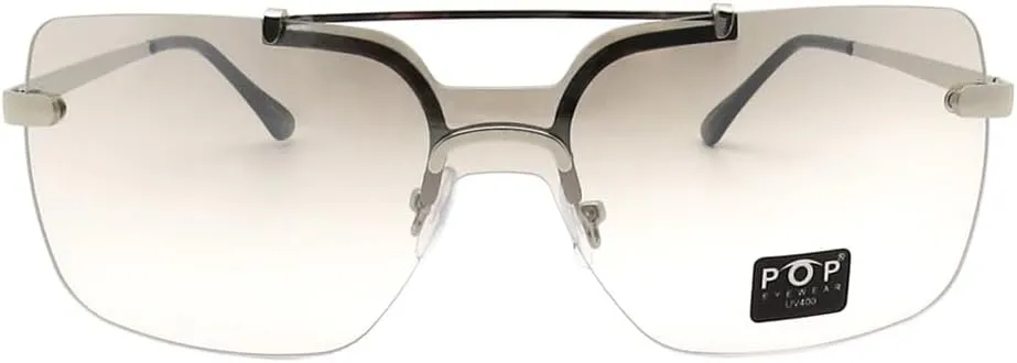 Oversized Flat Top Aviator One Piece Shield Lens Men Women Fashion Sunglasses