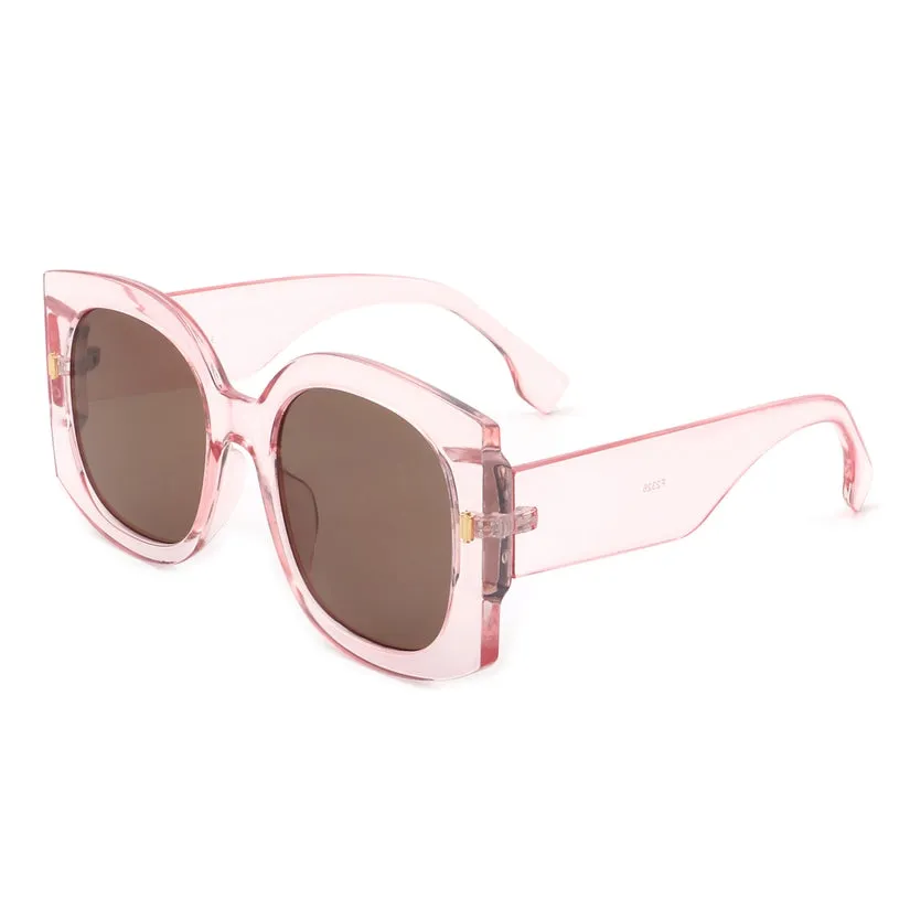 Oversized Retro Art Deco Sunglasses