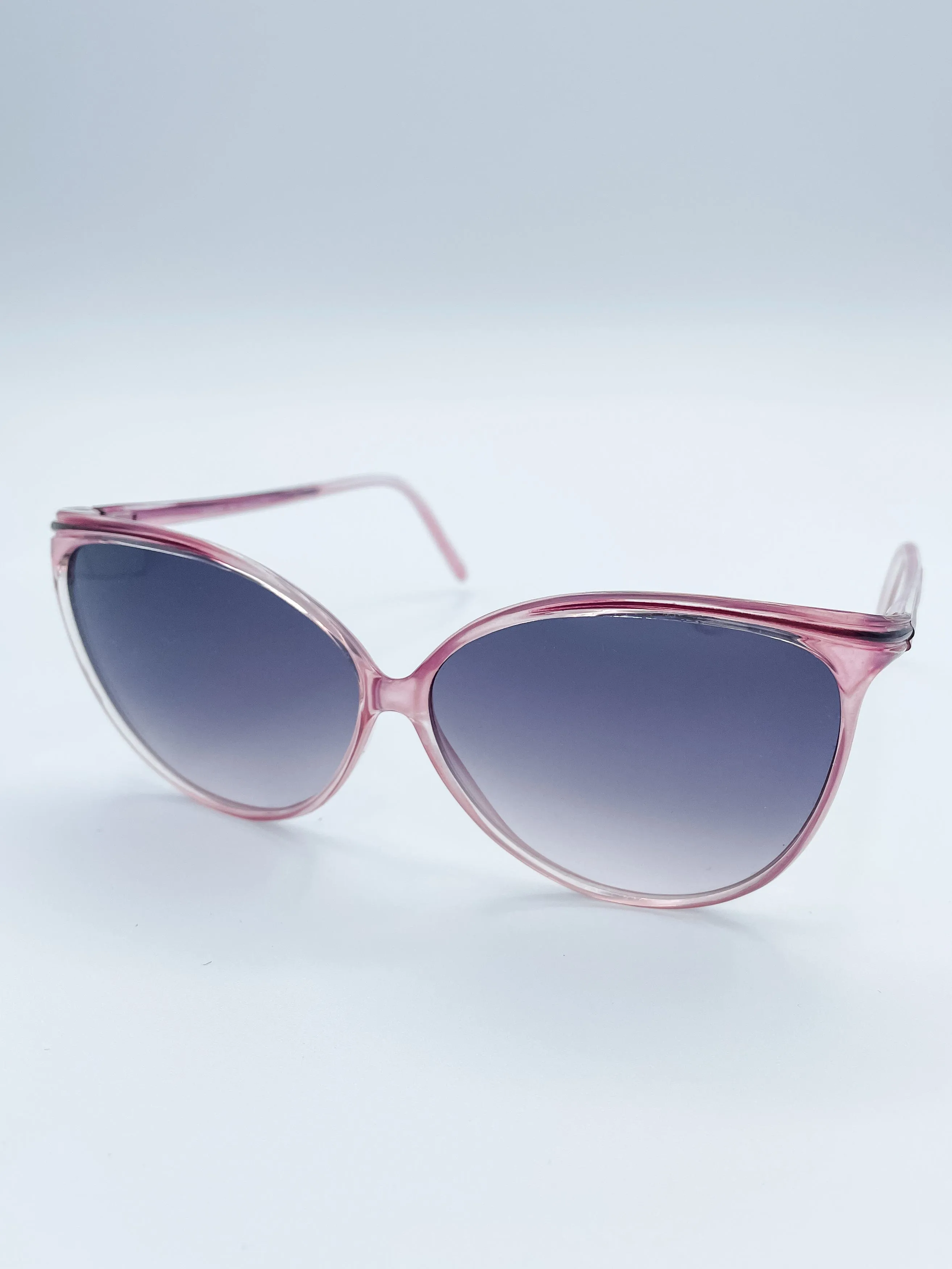 Oversized Style French Vintage Sunglasses