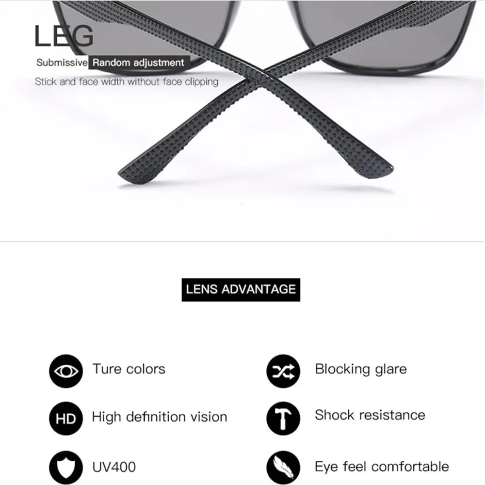 Oversized Sunglasses Men Women Vintage Frame Sun Glasses Flat Top Shades