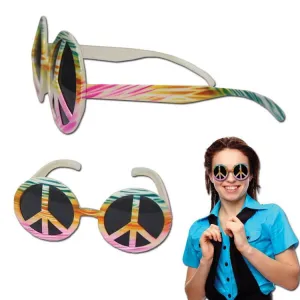 peace sign tie dye sunglasses Case of 60