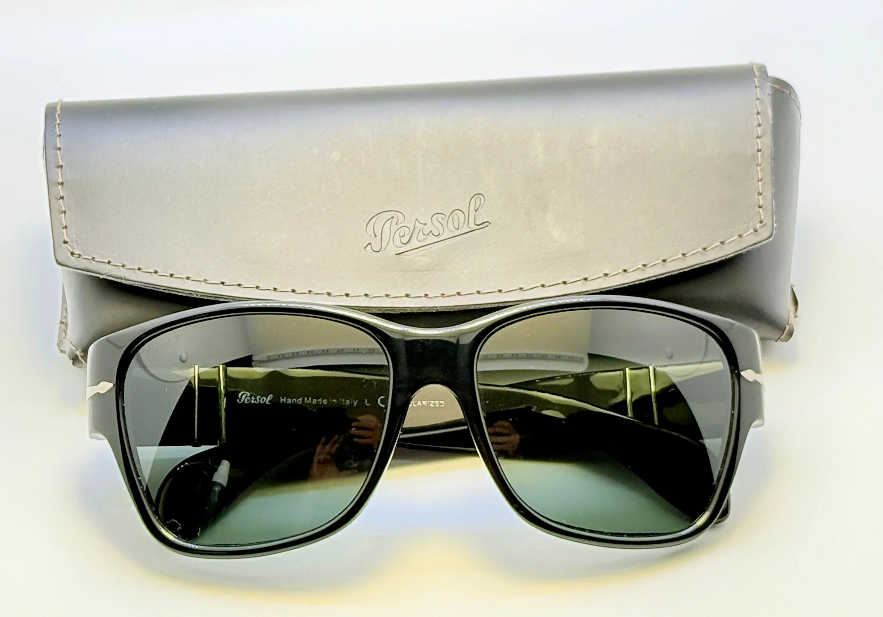 Persol 2942-S 95/58 Polarized Sunglasses – Glass Lenses - Handmade in Italy – Discontinued Model