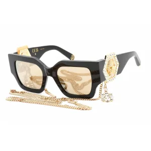 Philipp Plein Women's Sunglasses - Black Plastic Cat Eye Shape Frame | SPP103S 700G