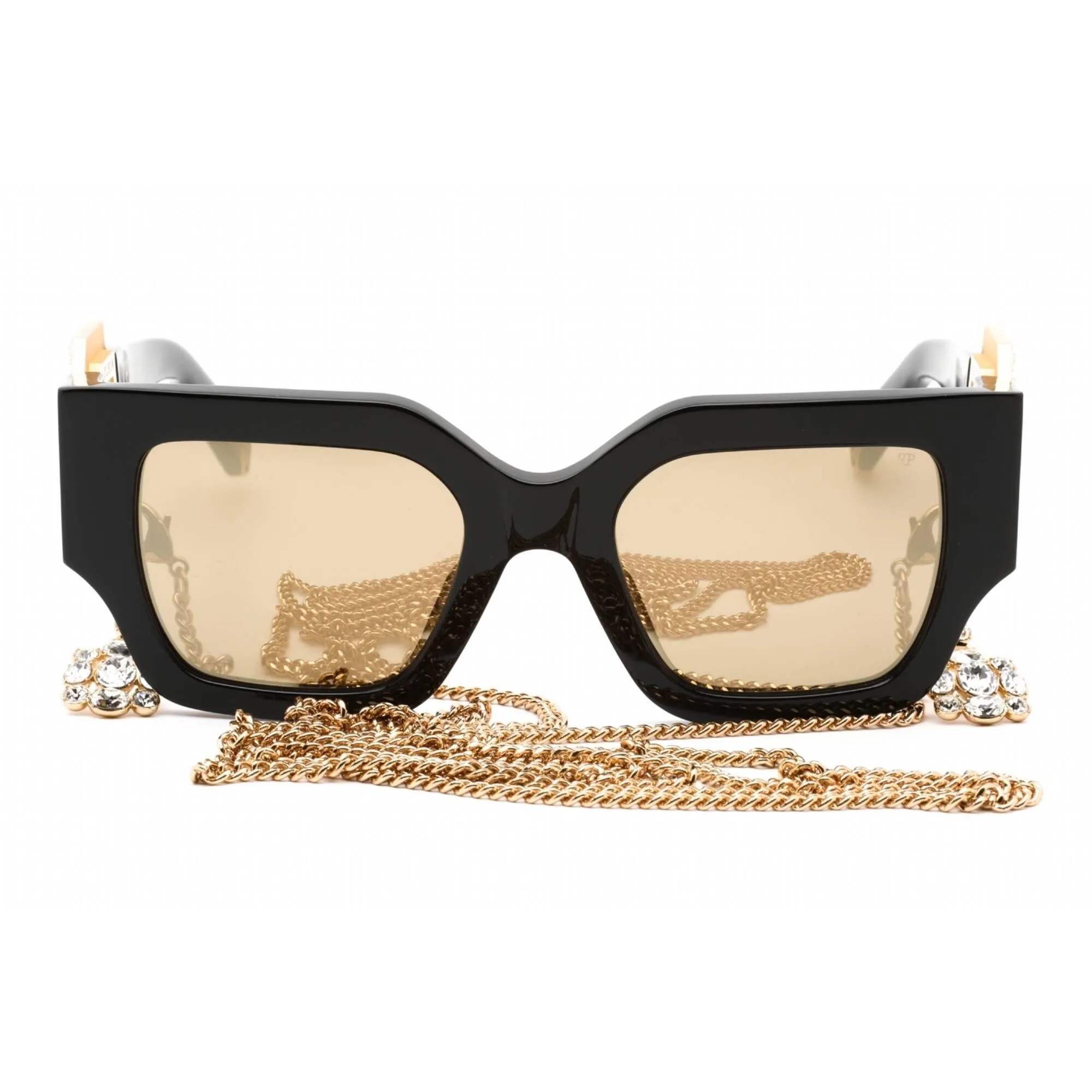 Philipp Plein Women's Sunglasses - Black Plastic Cat Eye Shape Frame | SPP103S 700G
