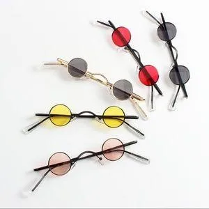 Pink Mini Round Sunglasses