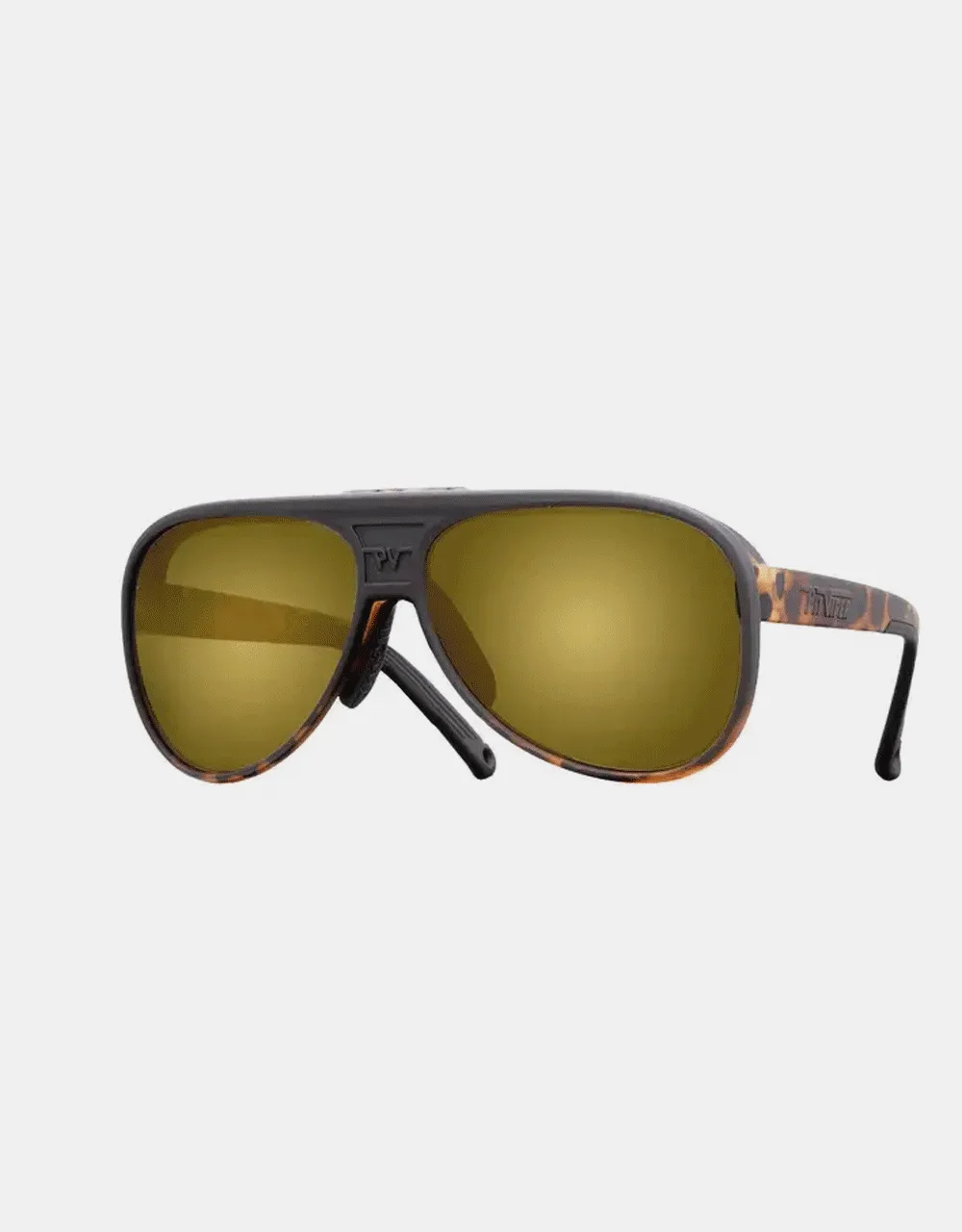 Pit Viper Peninsula Lift-Offs Sunglasses - Gold Revo Coated Brown