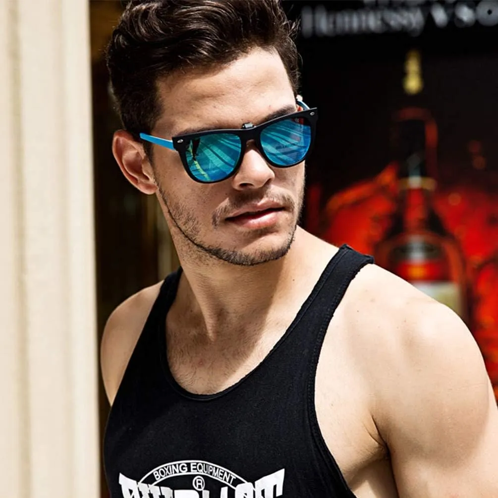 Polarized Clip On Sunglasses Over Prescription Glasses Anti-Glare UV Protection Fishing Driving Sunglasses