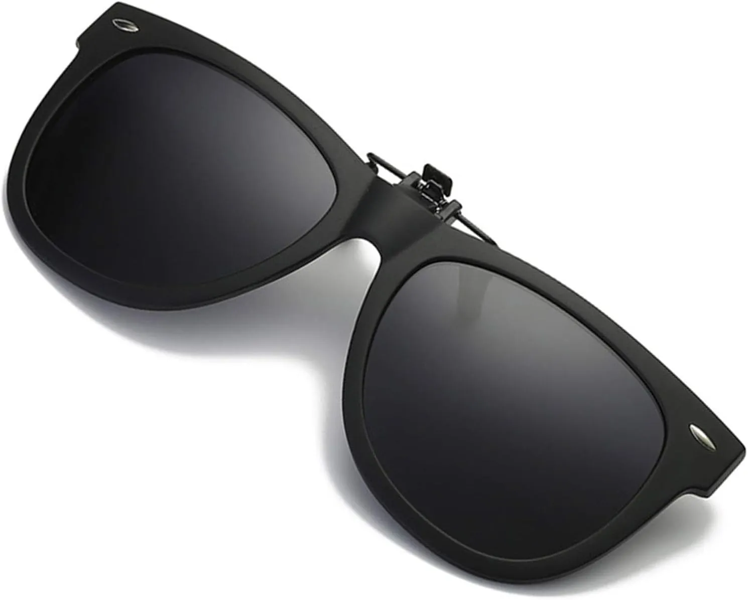 Polarized Clip On Sunglasses Over Prescription Glasses Anti-Glare UV Protection Fishing Driving Sunglasses