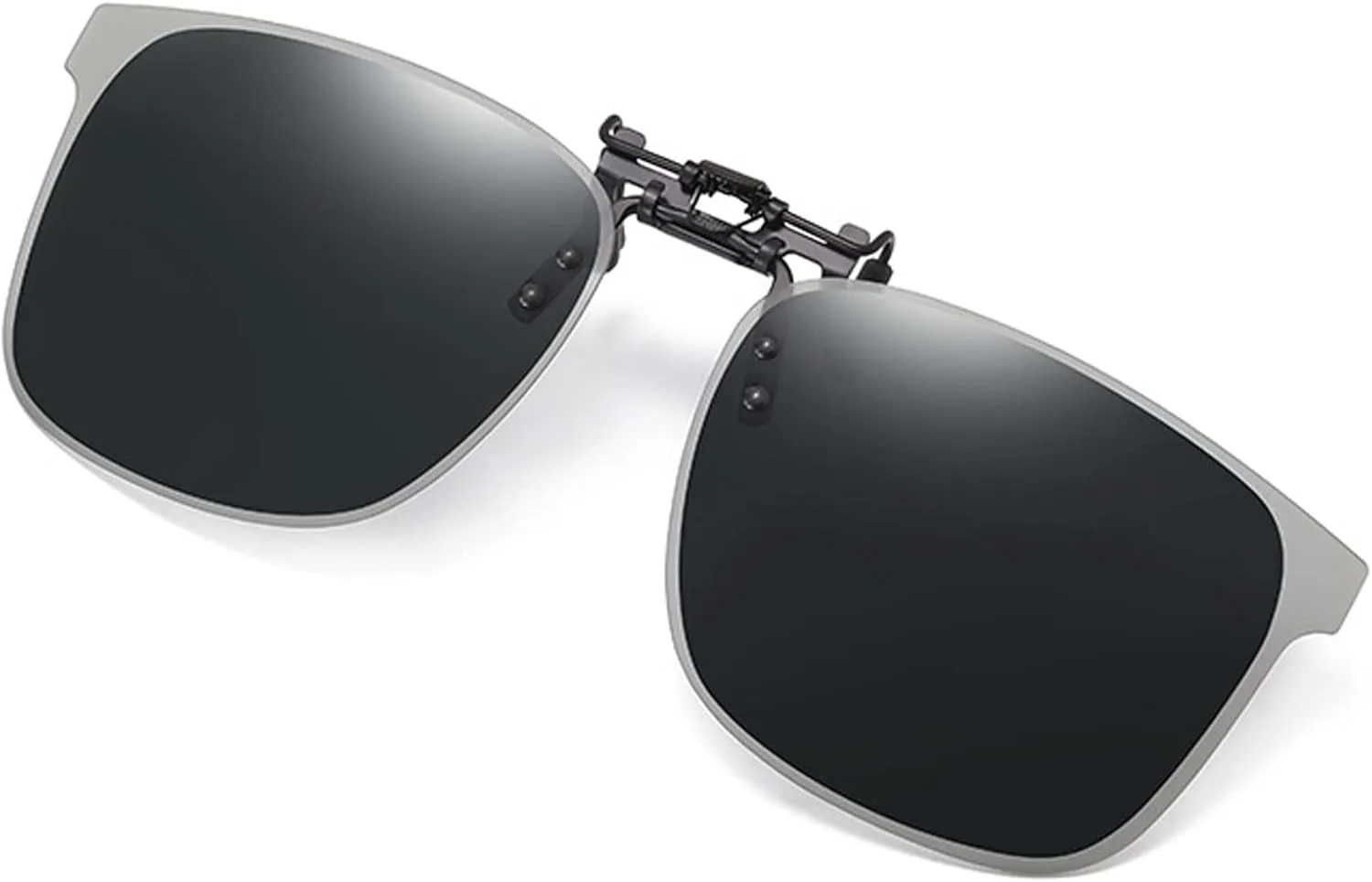 Polarized Clip on Sunglasses over Prescription Glasses Unisex UV400 Anti-glare Lenses