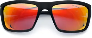 Polarized Mens Rectangle Plastic Sport Horn Rim Sunglasses