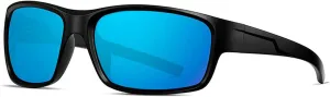 Polarized Sports Sunglasses for Men Women Cycling Fishing Wrap Around Sunglasses UV400 Protection