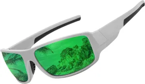 Polarized Sports Sunglasses for Men Women Unbreakable Driving Cycling Fishing Sun Glasses UV Protection