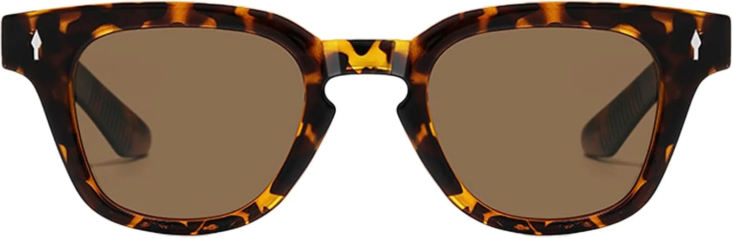 Polarized Sunglasses for Men Women Trendy Retro Shades, Large Frame Sunnies for Travelling Driving Fishing