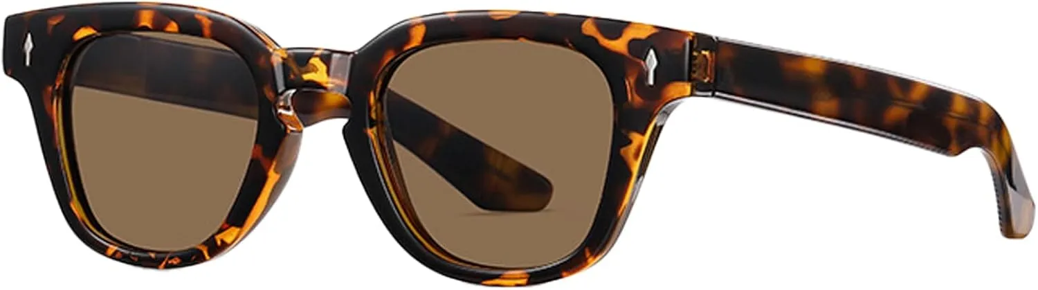 Polarized Sunglasses for Men Women Trendy Retro Shades, Large Frame Sunnies for Travelling Driving Fishing