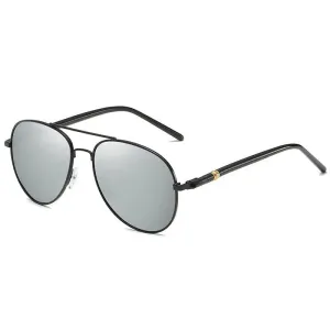 POLARIZED SUNGLASSES MEN'S: Vintage Style Frame, Tac Lenses, UV400 Protection - 10 Lens Colors Available**