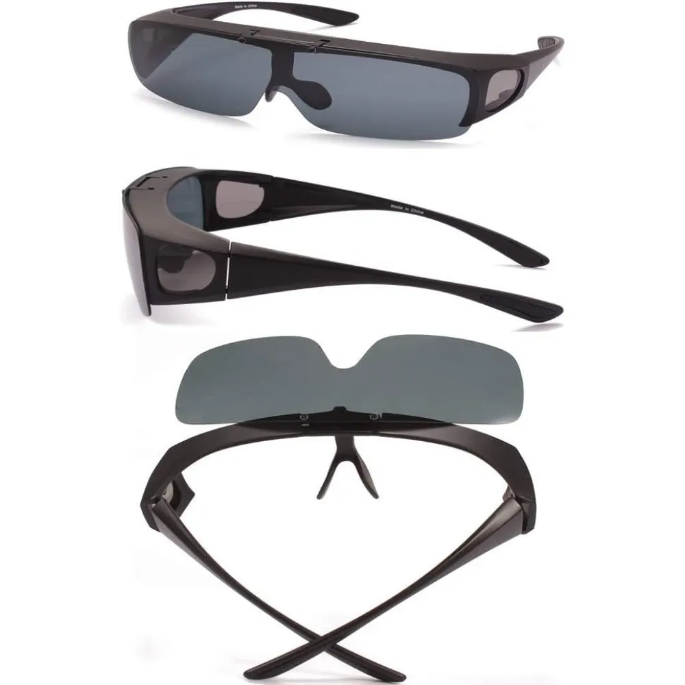 Polarized Wraparound Fitover Sunglasses A180