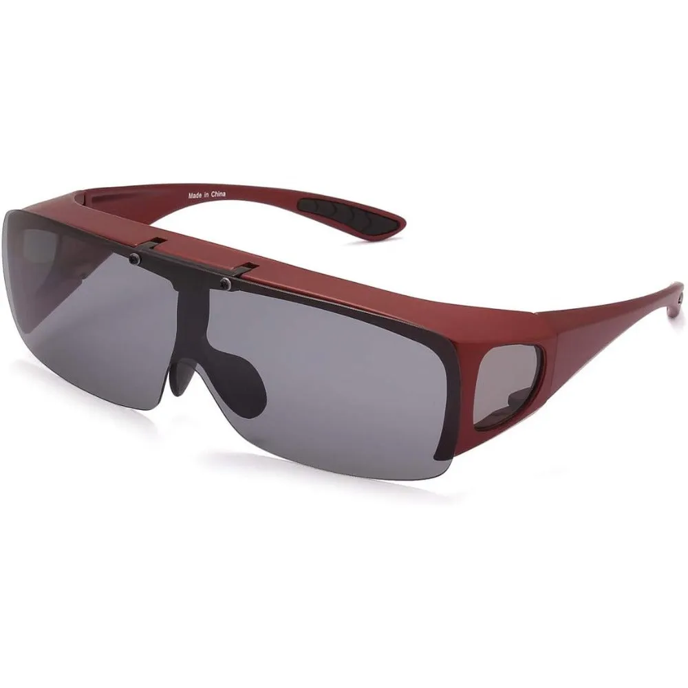 Polarized Wraparound Fitover Sunglasses A180