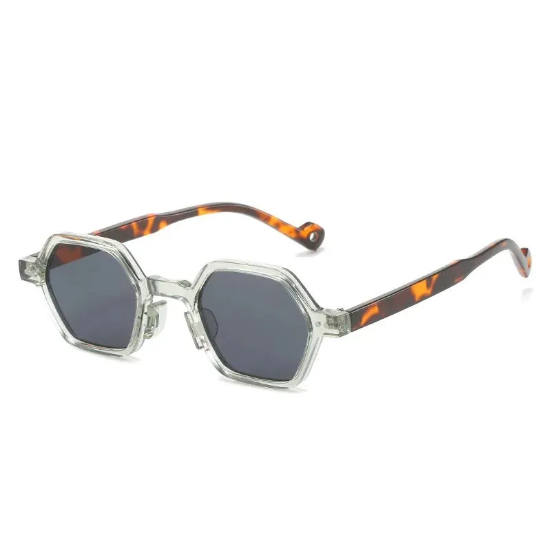 Polygon Frame Small Size Fashion Sunglasses for Women