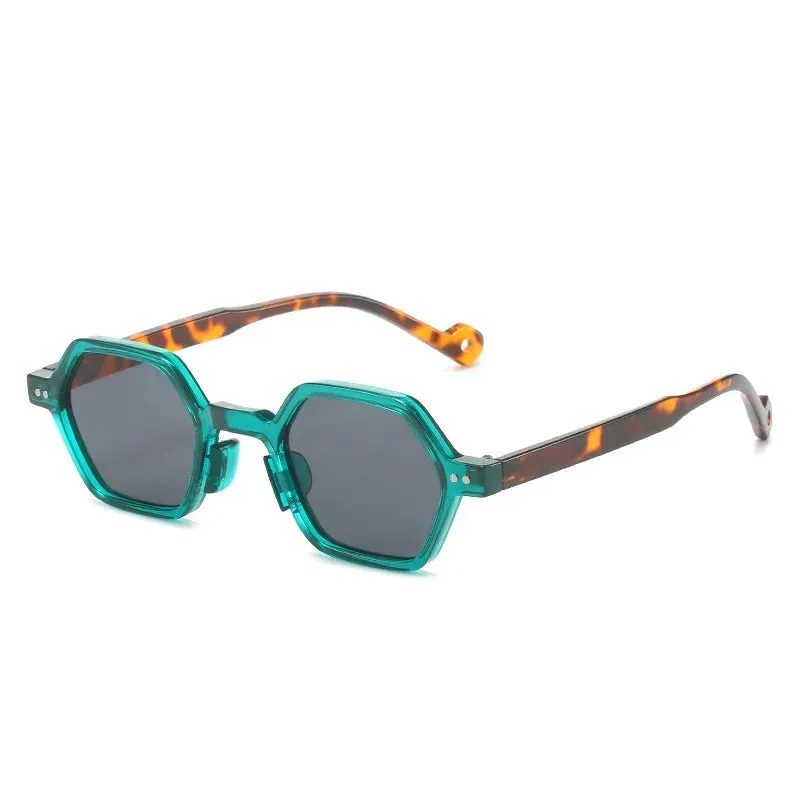Polygon Frame Small Size Fashion Sunglasses for Women