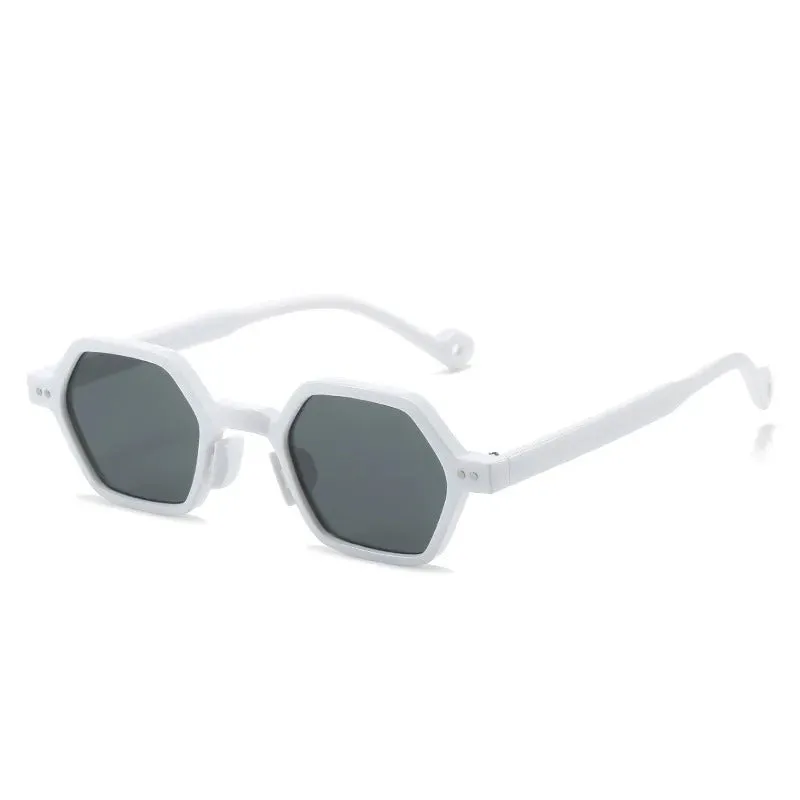Polygon Frame Small Size Fashion Sunglasses for Women