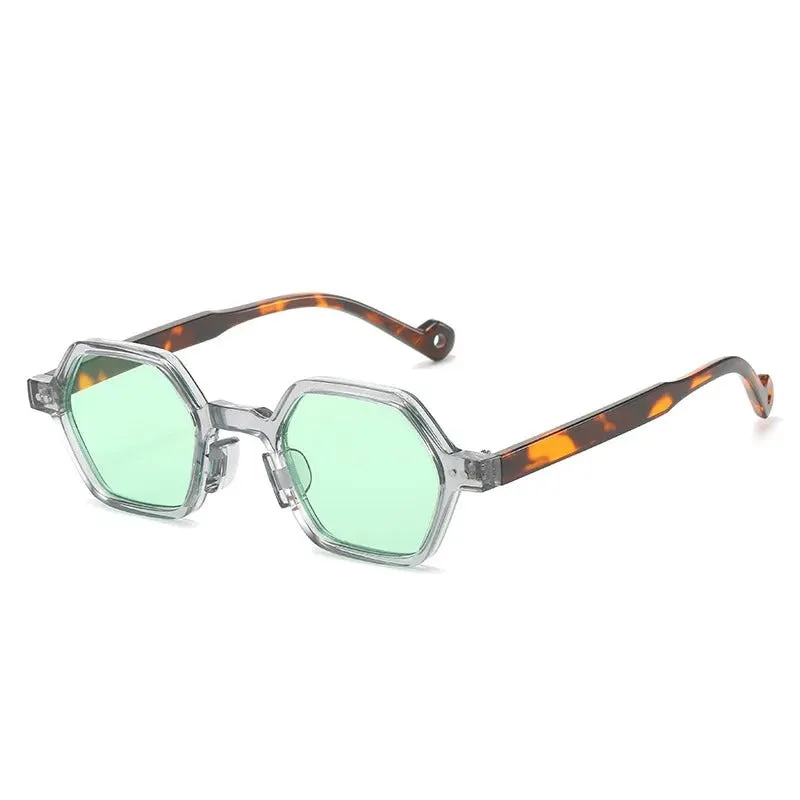 Polygon Frame Small Size Fashion Sunglasses for Women
