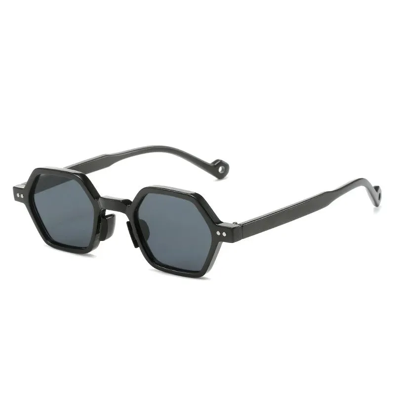 Polygon Frame Small Size Fashion Sunglasses for Women