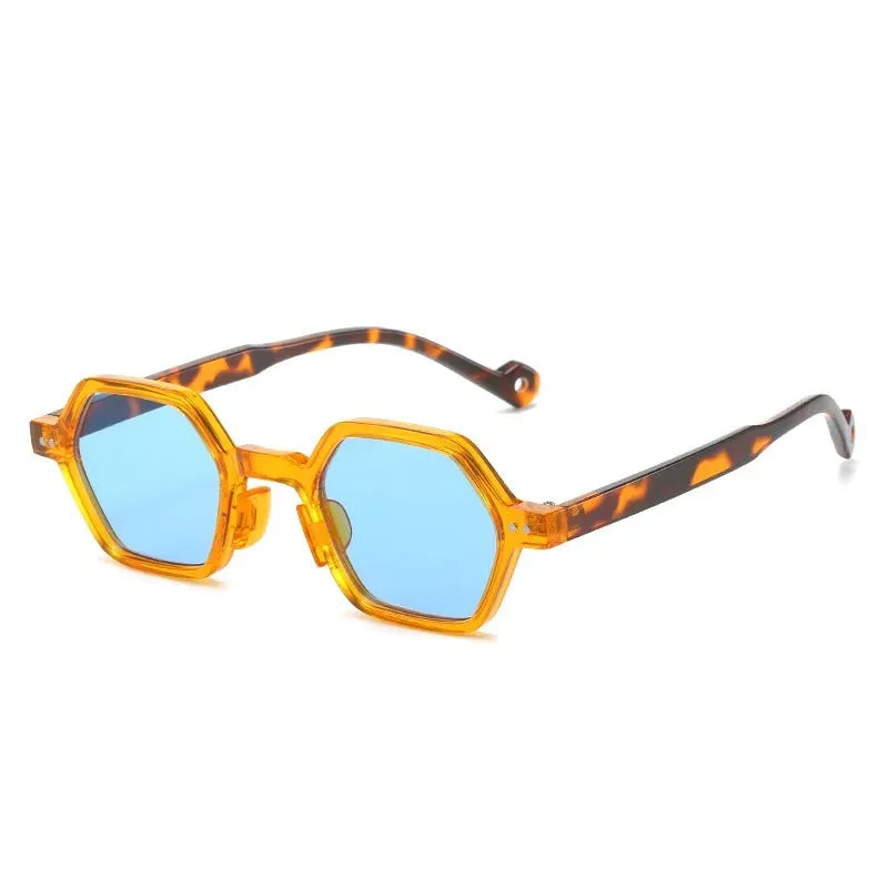 Polygon Frame Small Size Fashion Sunglasses for Women