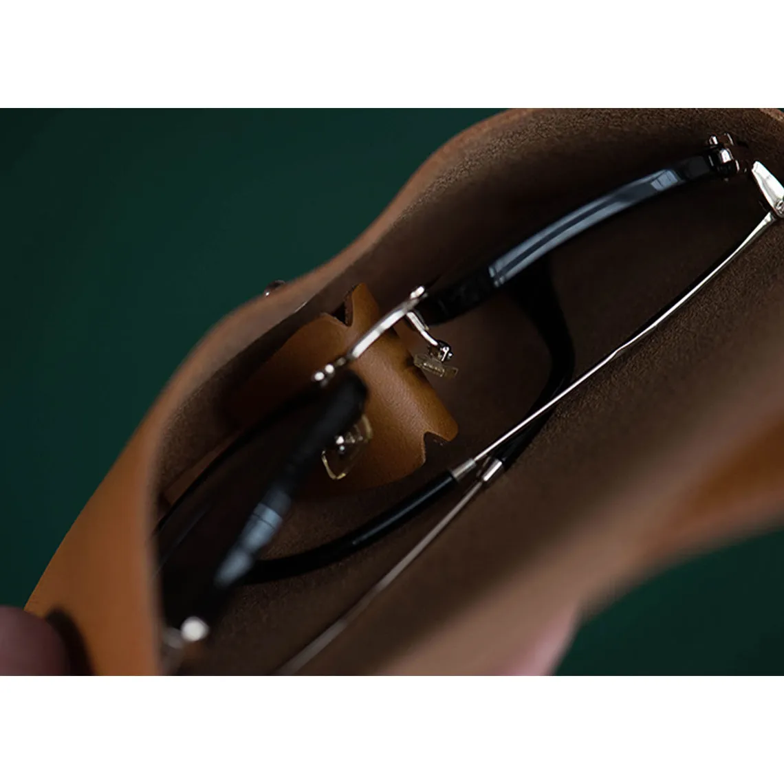 POPSEWING® Full Grain Leather Eyeglasses Case DIY Kit