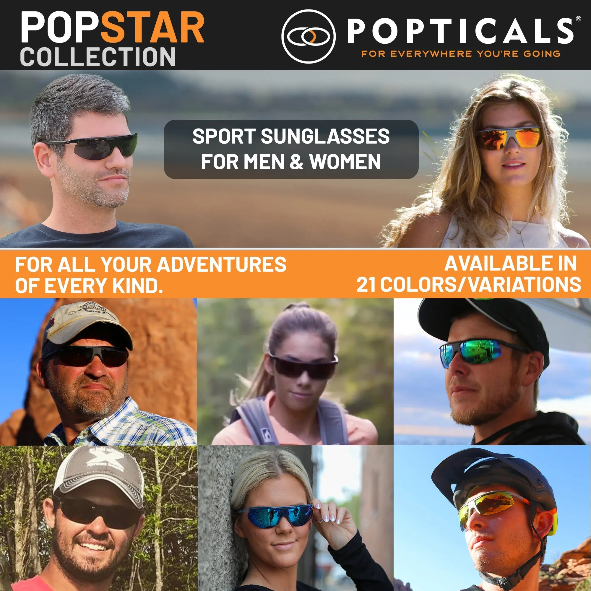 POPSTAR | Polarized, Matte Red Crystal, Silver Mirror