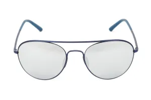 Porsche Design Unisex Sunglasses Pilot Blue Mirror Lenses P8606 A