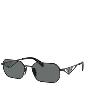 PRADA PRA51S Rectangle Logo Polarised, Black