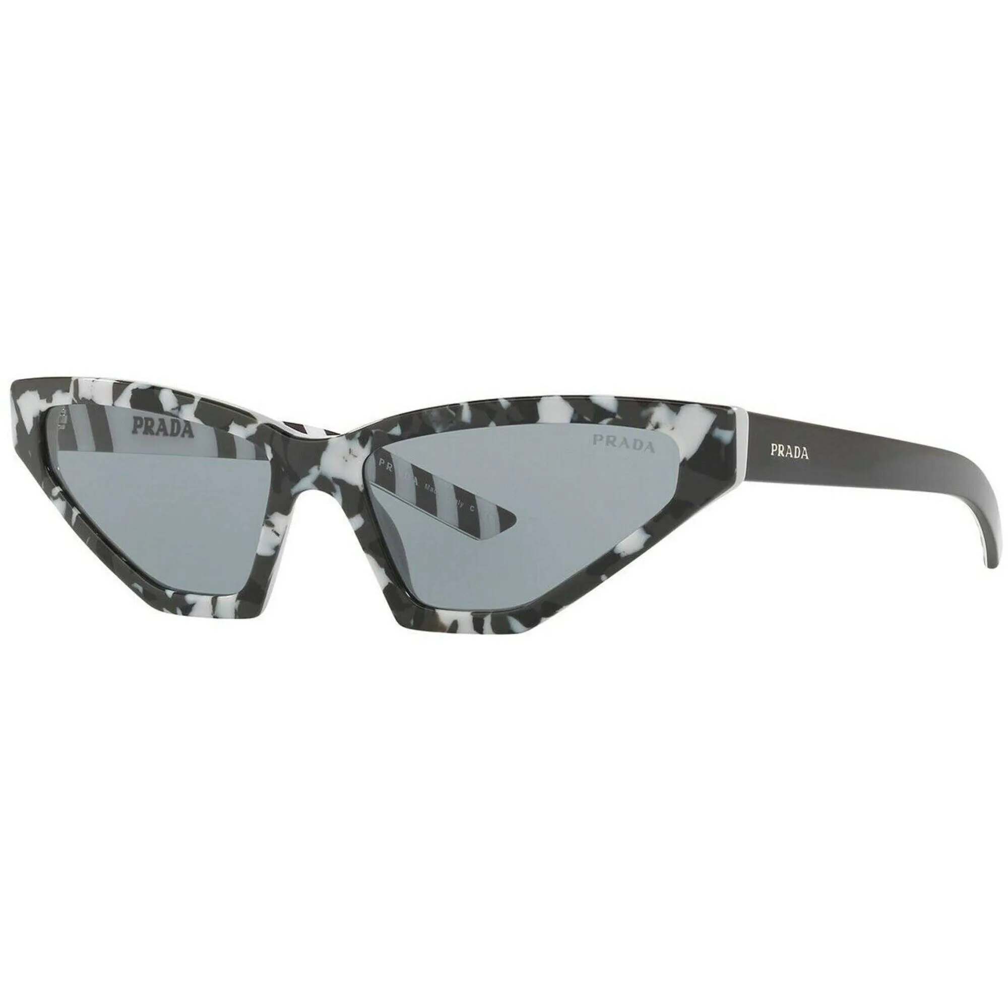 Prada Women's Sunglasses - Black Plastic Full Rim Frame | PRADA 0PR12VS 4433C257