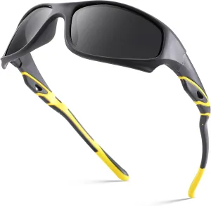 Pro Acme Kids Sunglasses for Boys Girls, Polarized Sports Baseball Sunglasses Unbreakable Shades for Children Age 4-10
