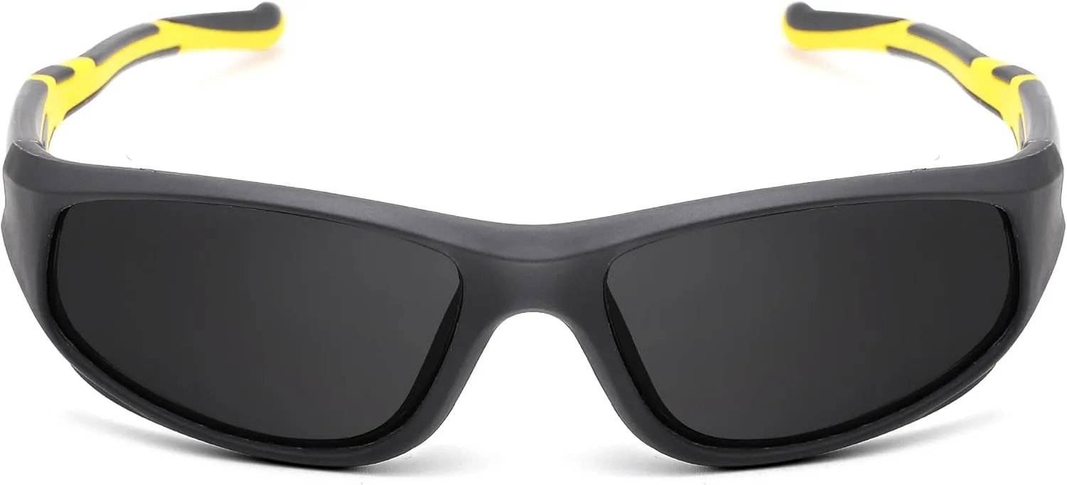 Pro Acme Kids Sunglasses for Boys Girls, Polarized Sports Baseball Sunglasses Unbreakable Shades for Children Age 4-10