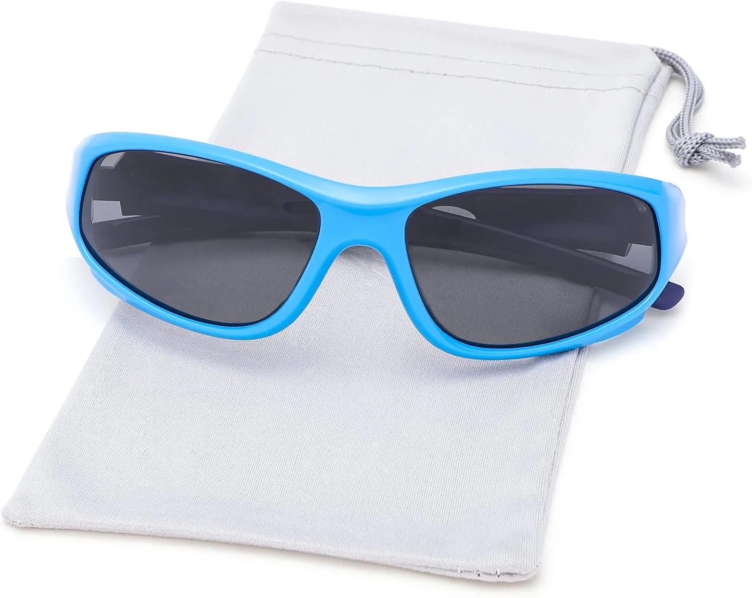 Pro Acme Kids Sunglasses for Boys Girls, Polarized Sports Youth Sunglasses with Strap for Kids Ages 3-12