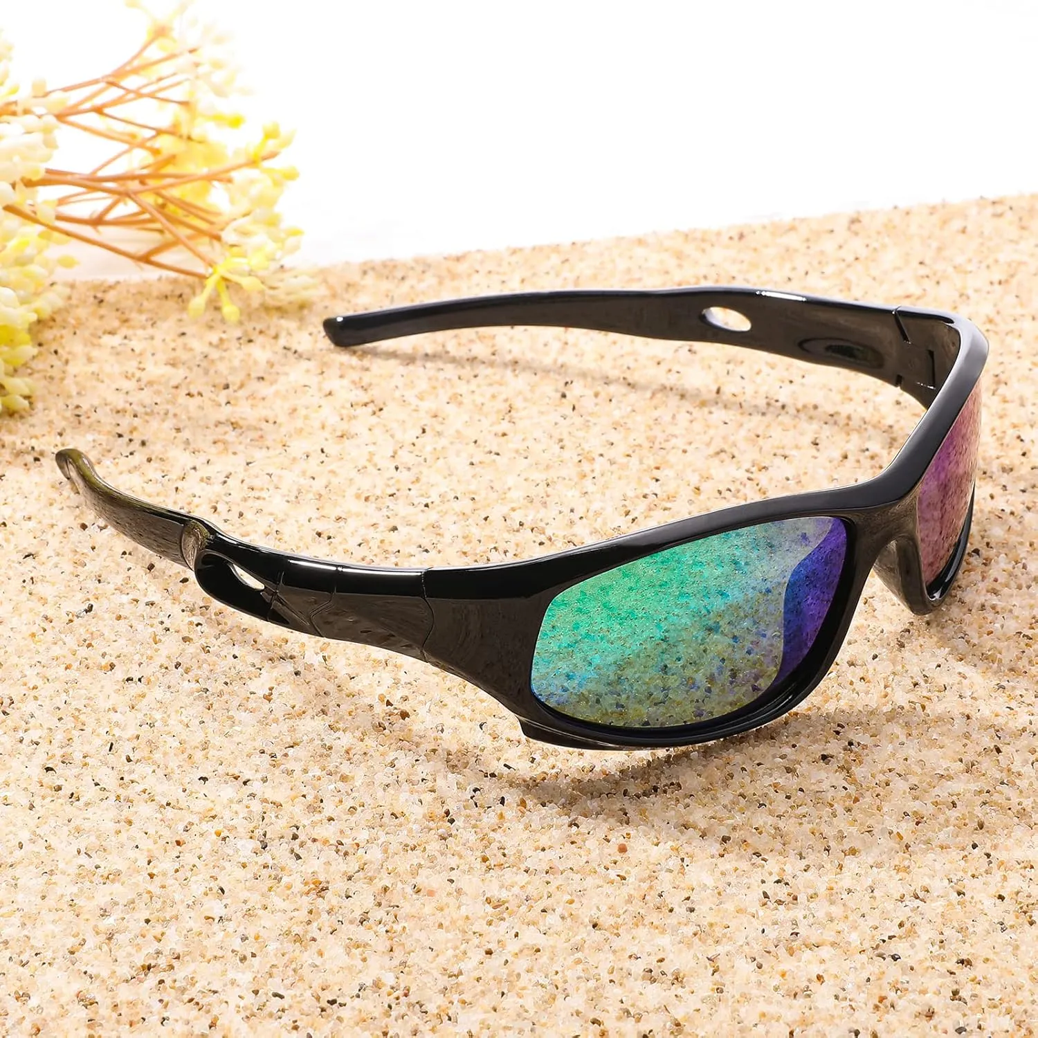 Pro Acme Kids Sunglasses for Boys Girls, Polarized Sports Youth Sunglasses with Strap for Kids Ages 3-12