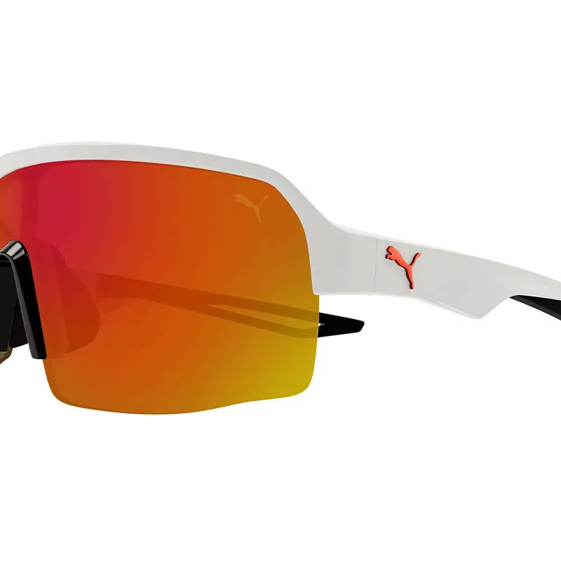 PUMA PU0399S White/Grey/Red Sunglasses