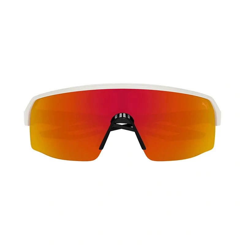 PUMA PU0399S White/Grey/Red Sunglasses