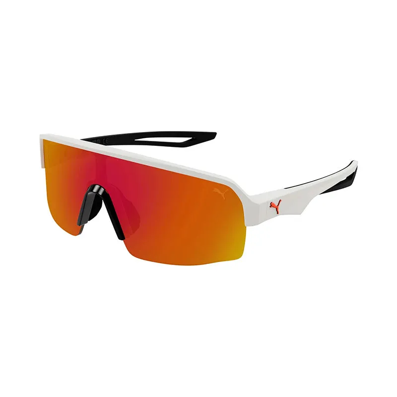 PUMA PU0399S White/Grey/Red Sunglasses