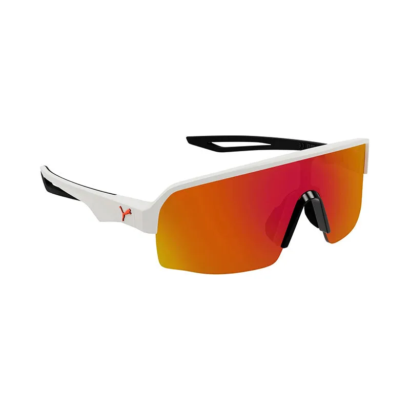 PUMA PU0399S White/Grey/Red Sunglasses
