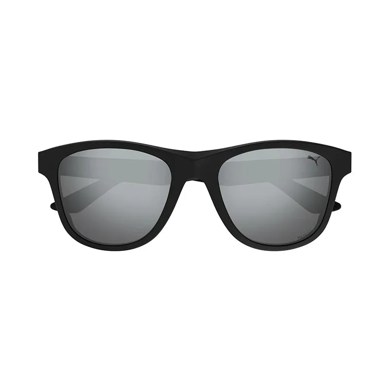 PUMA PU0401S Black/Black/Silver Sunglasses