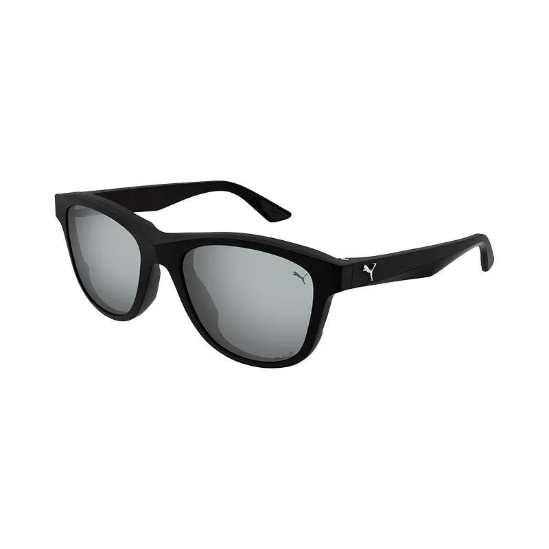 PUMA PU0401S Black/Black/Silver Sunglasses