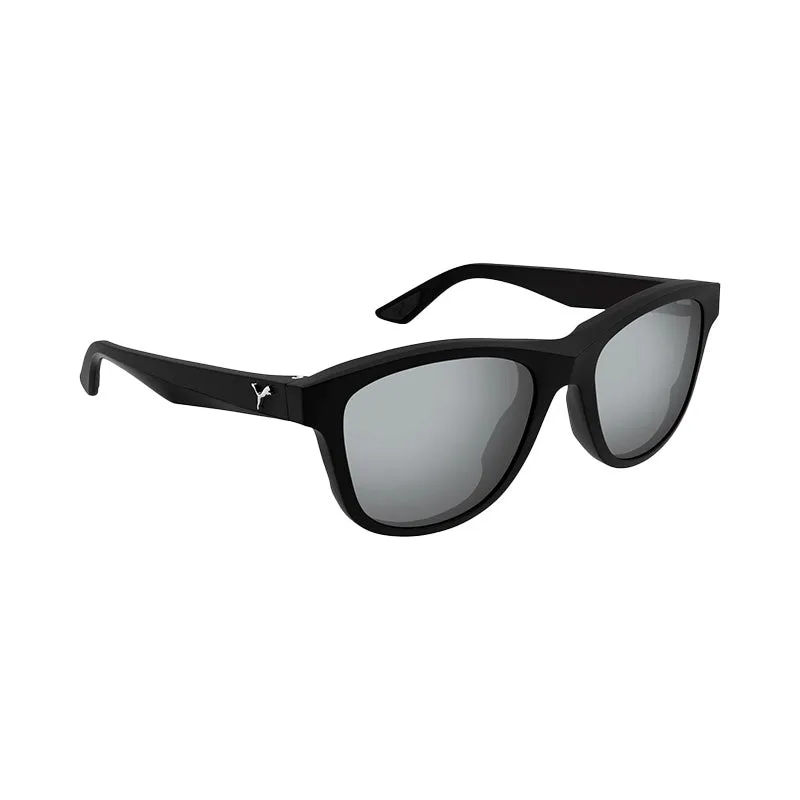 PUMA PU0401S Black/Black/Silver Sunglasses